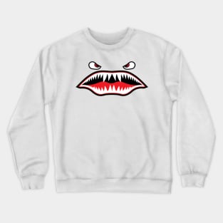 Flying Tiger Shark Mouth Crewneck Sweatshirt